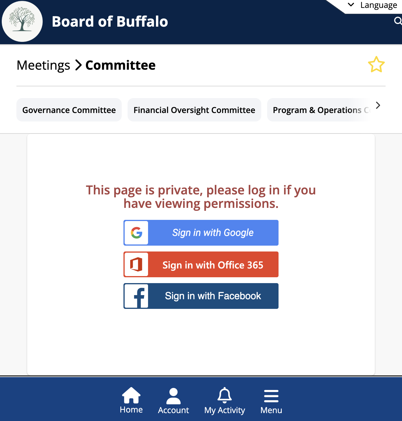 Private Board Portal